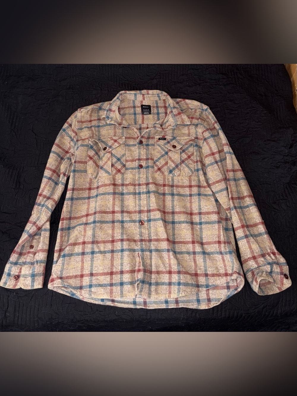 RVCA Plaid Size Medium